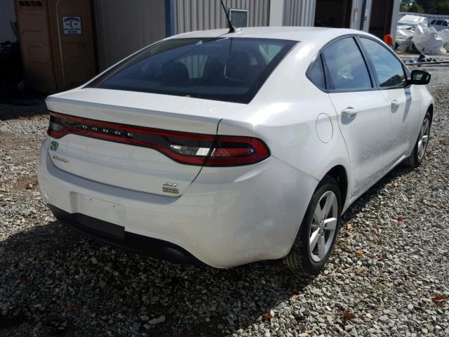 1C3CDFBA3GD652418 - 2016 DODGE DART SXT WHITE photo 4