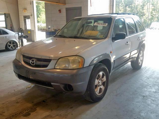 4F2YZ04123KM53363 - 2003 MAZDA TRIBUTE LX SILVER photo 2