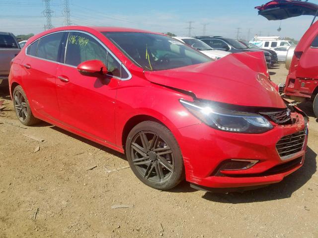 3G1BF6SM7HS522468 - 2017 CHEVROLET CRUZE PREM RED photo 1