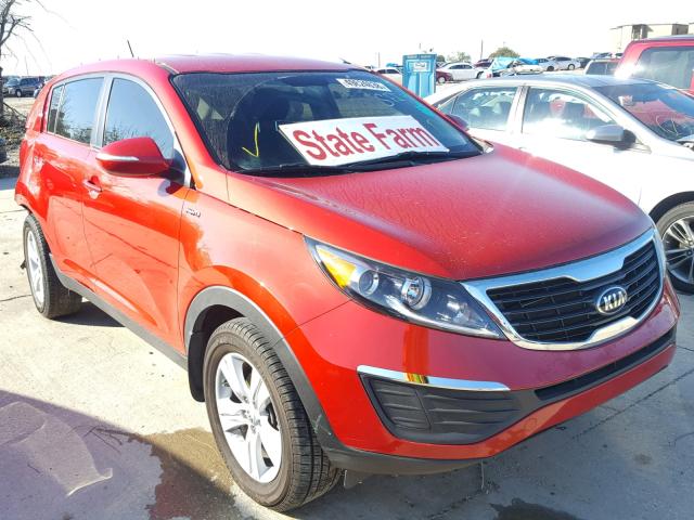 KNDPBCA22D7531269 - 2013 KIA SPORTAGE L RED photo 1