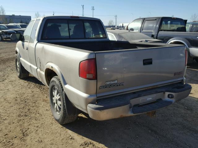 1GTDT19W428229467 - 2002 GMC SONOMA TAN photo 3