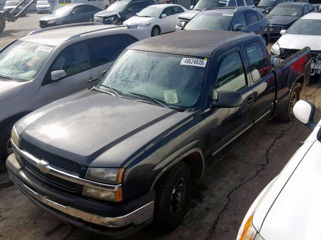 1GCEC19T34Z302707 - 2004 CHEVROLET SILVERADO BLACK photo 2