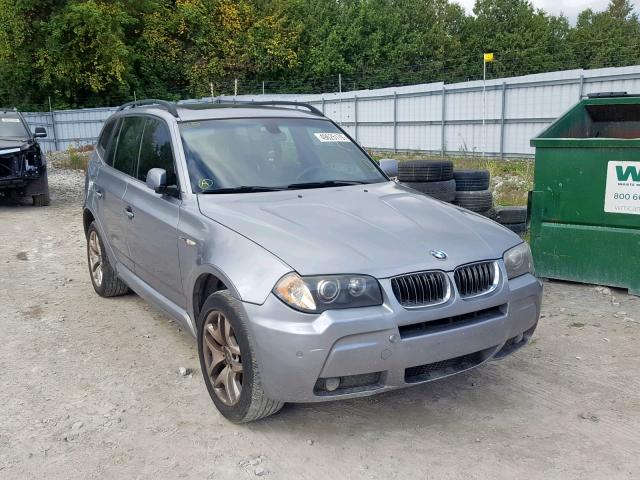 WBXPA93426WD27204 - 2006 BMW X3 3.0I GRAY photo 1