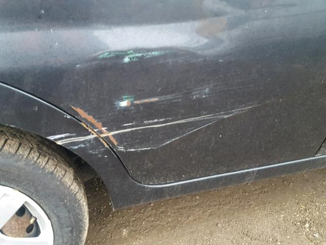 KL1TD66E09B624932 - 2009 CHEVROLET AVEO LS BLACK photo 9