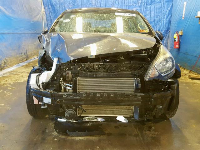 KNADN4A35D6214534 - 2013 KIA RIO EX GRAY photo 9