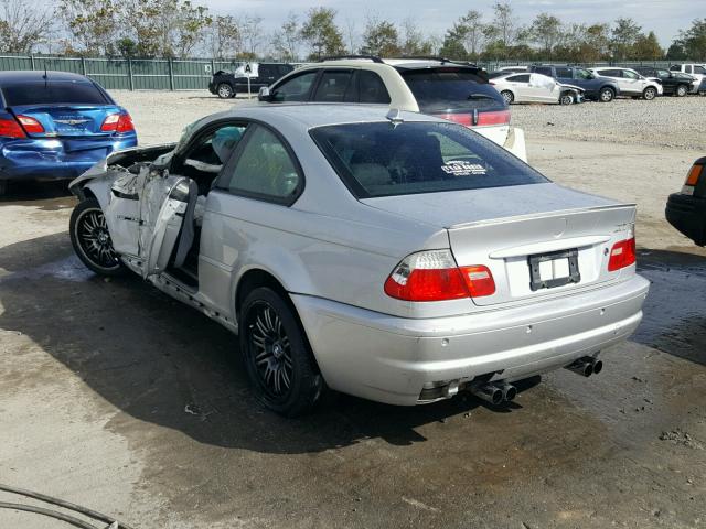 WBSBL934X6PN64881 - 2006 BMW M3 SILVER photo 3