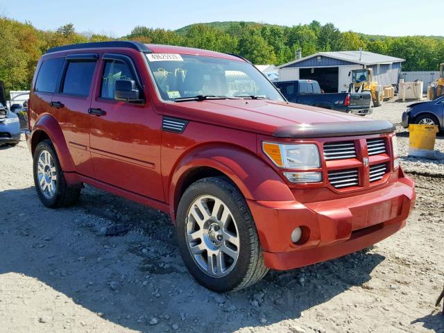 1D8GU58648W102632 - 2008 DODGE NITRO R/T RED photo 1