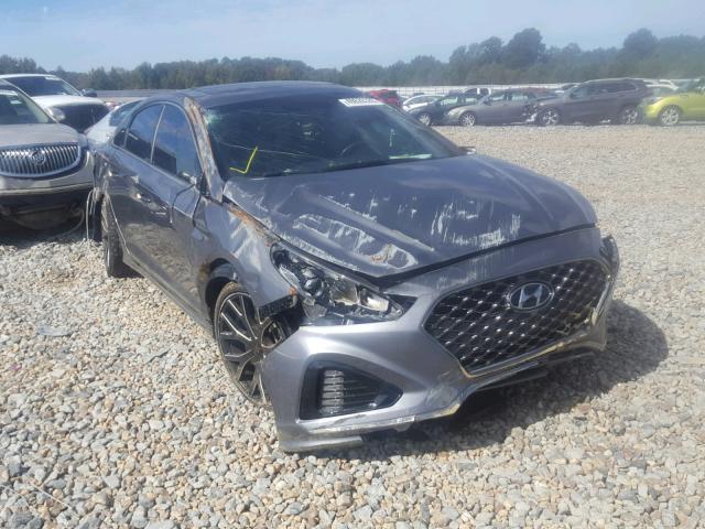 5NPE34AF0JH637675 - 2018 HYUNDAI SONATA SPO GRAY photo 1