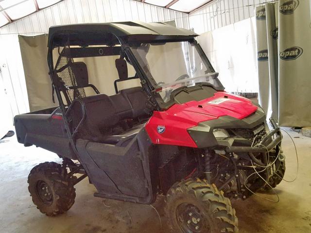 1HFVE022484303346 - 2017 HONDA SIDEBYSIDE RED photo 1