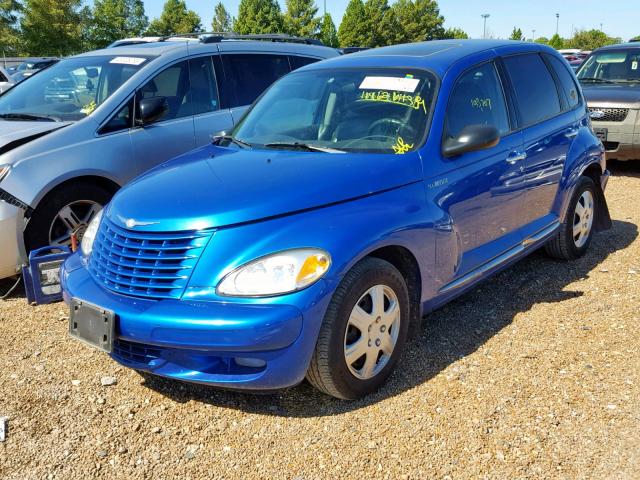 3C8FY78G63T517371 - 2003 CHRYSLER PT CRUISER BLUE photo 2