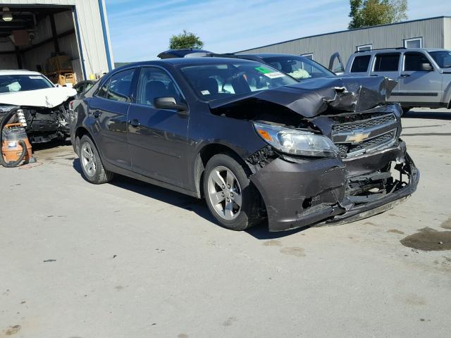 1G11B5SA8DF220418 - 2013 CHEVROLET MALIBU LS ნაცრისფერი ფოტო 1