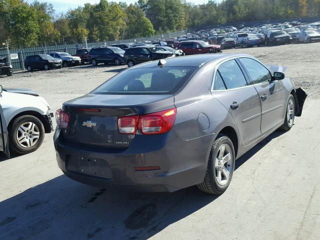 1G11B5SA8DF220418 - 2013 CHEVROLET MALIBU LS ნაცრისფერი ფოტო 4