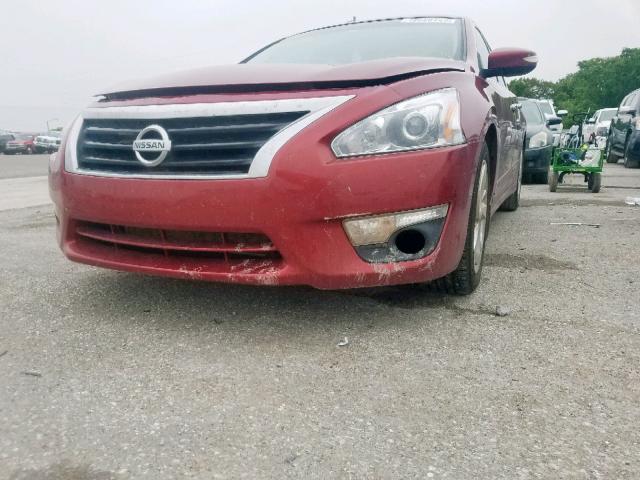 1N4AL3AP7FN359307 - 2015 NISSAN ALTIMA 2.5 RED photo 9