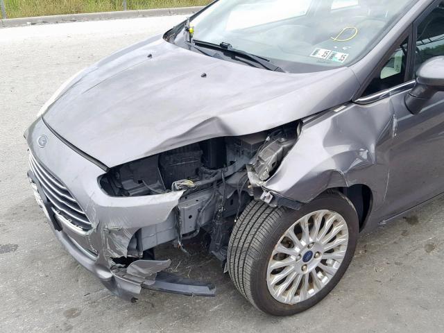 3FADP4FJ7EM205460 - 2014 FORD FIESTA TIT GRAY photo 9