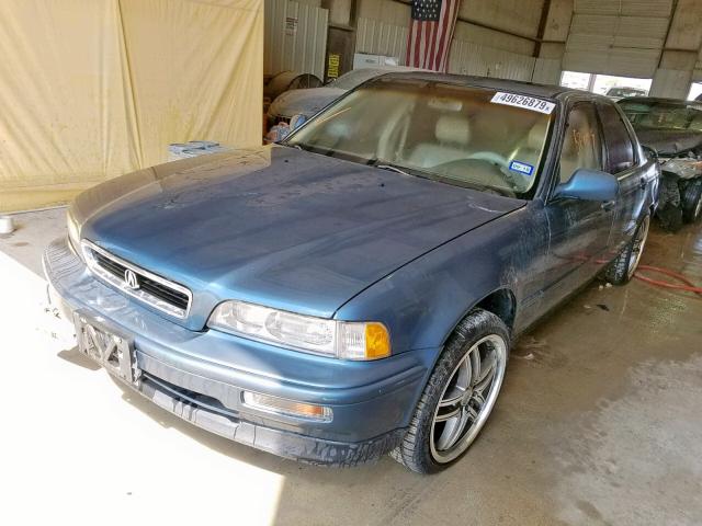 JH4KA7675PC028306 - 1993 ACURA LEGEND LS BLUE photo 2
