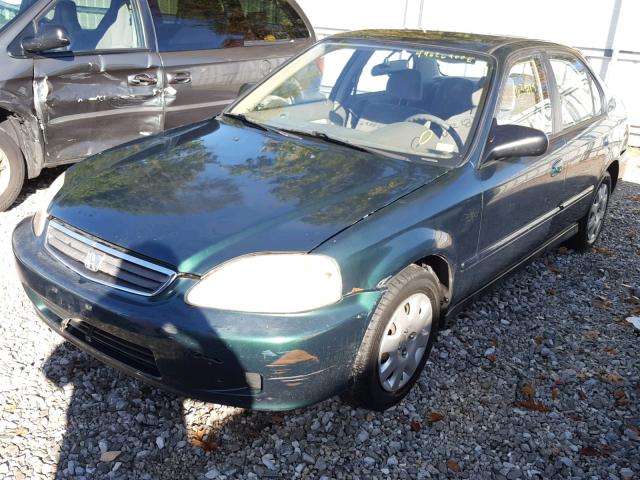 2HGEJ6614YH579654 - 2000 HONDA CIVIC BASE Yaşıl foto 2