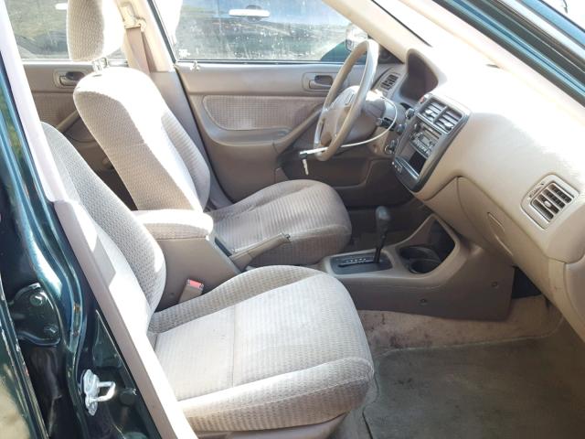 2HGEJ6614YH579654 - 2000 HONDA CIVIC BASE Yaşıl foto 5