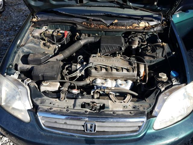 2HGEJ6614YH579654 - 2000 HONDA CIVIC BASE Yaşıl foto 7
