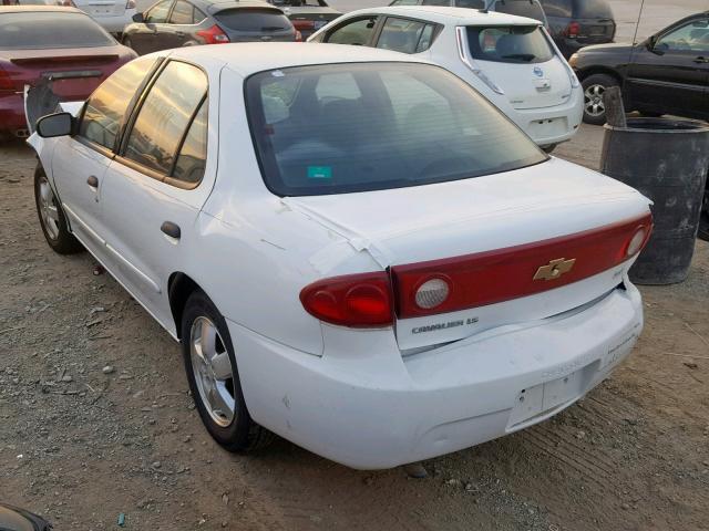 1G1JF52F447226226 - 2004 CHEVROLET CAVALIER L WHITE photo 3