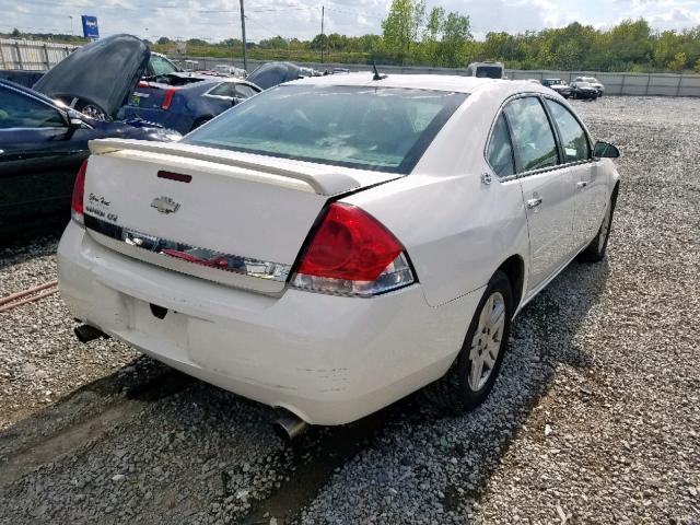 2G1WU58R379154774 - 2007 CHEVROLET IMPALA LTZ WHITE photo 4