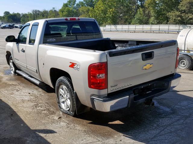 1GCEK29039Z137845 - 2009 CHEVROLET SILVERADO SILVER photo 3