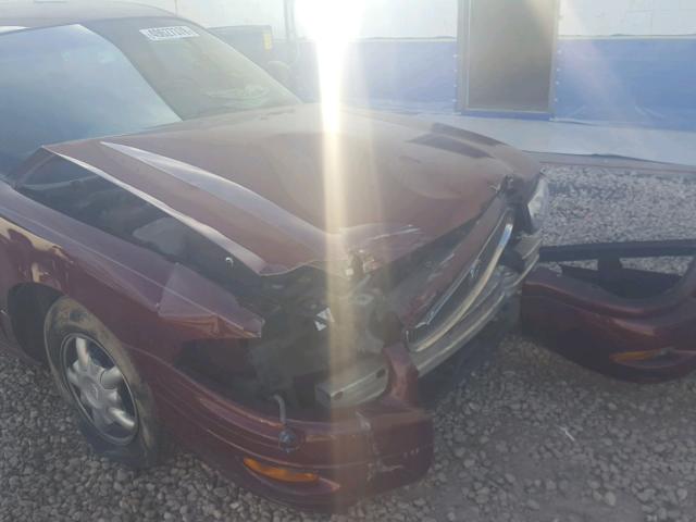 1G4HP54K814290064 - 2001 BUICK LESABRE CU RED photo 9