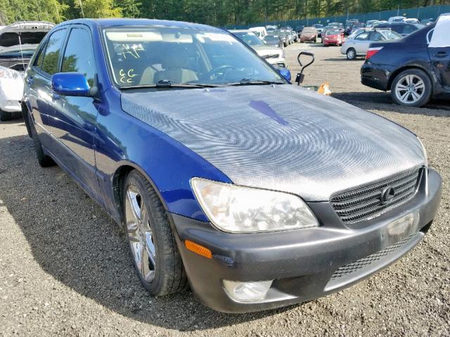 JTHBD182410029199 - 2001 LEXUS IS 300 BLUE photo 1