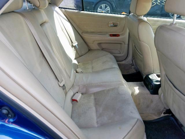 JTHBD182410029199 - 2001 LEXUS IS 300 BLUE photo 6