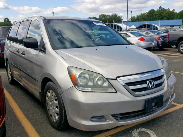 5FNRL38226B025241 - 2006 HONDA ODYSSEY LX SILVER photo 1