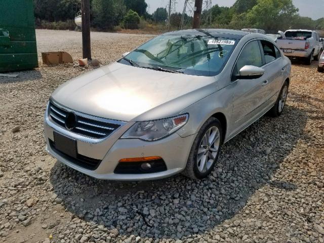 WVWHL7AN6AE527168 - 2010 VOLKSWAGEN CC LUXURY GRAY photo 2