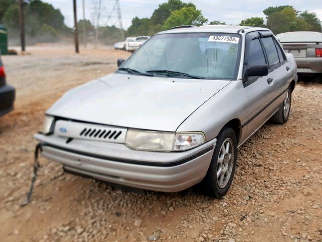 3FAPP1685NR105563 - 1992 FORD ESCORT LX- SILVER photo 2