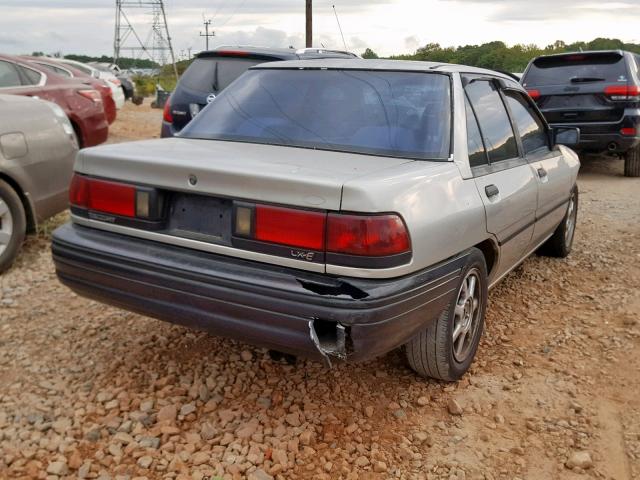 3FAPP1685NR105563 - 1992 FORD ESCORT LX- SILVER photo 4