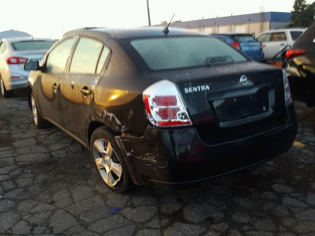 3N1AB61E59L622740 - 2009 NISSAN SENTRA 2.0 BLACK photo 3