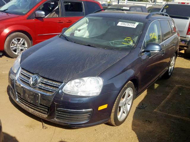 3VWPL71K59M341089 - 2009 VOLKSWAGEN JETTA TDI BLACK photo 2