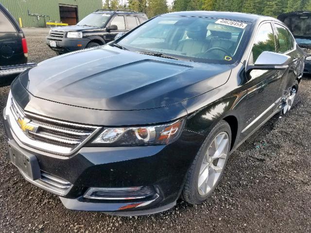 2G1165S35F9220832 - 2015 CHEVROLET IMPALA LTZ BLACK photo 2