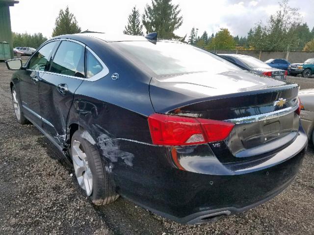 2G1165S35F9220832 - 2015 CHEVROLET IMPALA LTZ BLACK photo 3