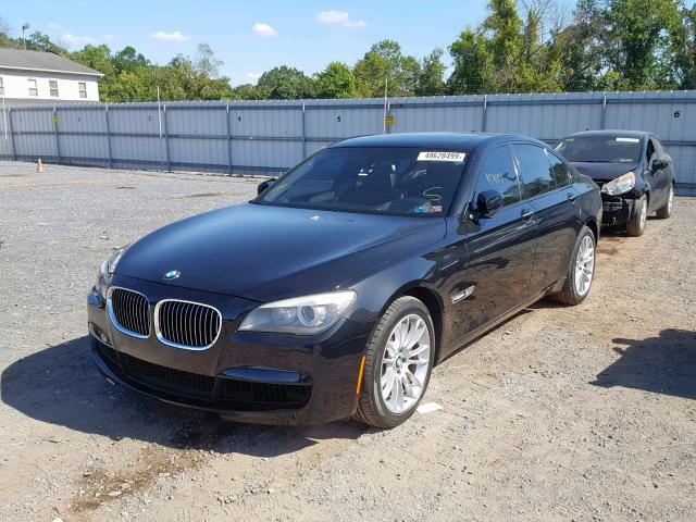 WBAKC6C51BC395377 - 2011 BMW 750I BLACK photo 2