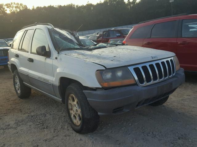 1J4GX48S61C705371 - 2001 JEEP GRAND CHER WHITE photo 1