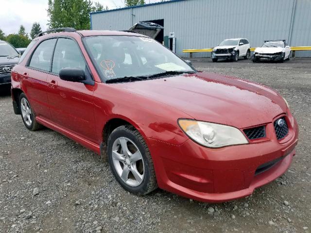 JF1GG61617G818795 - 2007 SUBARU IMPREZA 2. RED photo 1