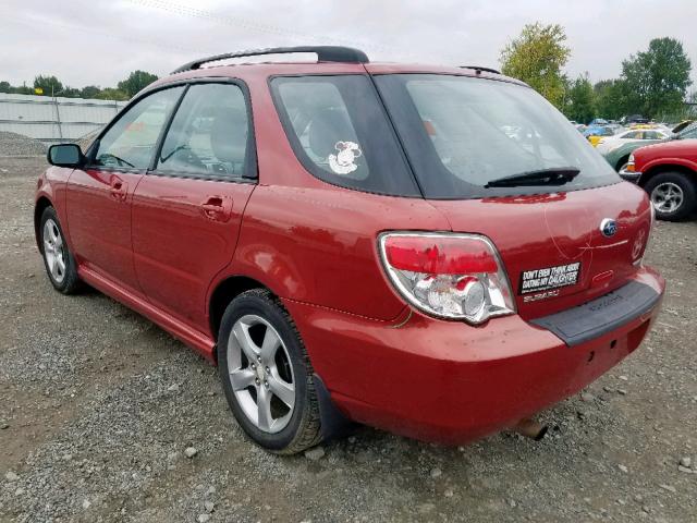 JF1GG61617G818795 - 2007 SUBARU IMPREZA 2. RED photo 3