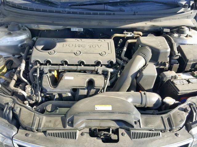 KNAFU4A21A5115472 - 2010 KIA FORTE EX SILVER photo 7