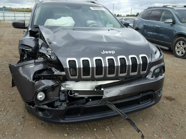 1C4PJLLB6JD534852 - 2018 JEEP CHEROKEE L GRAY photo 9