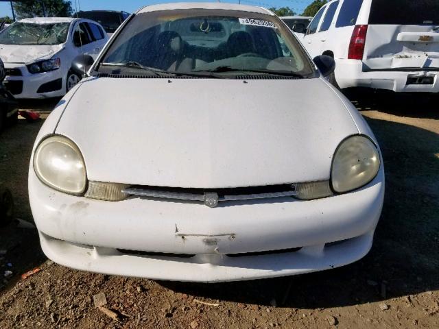 1B3ES46C91D127012 - 2001 DODGE NEON SE WHITE photo 9