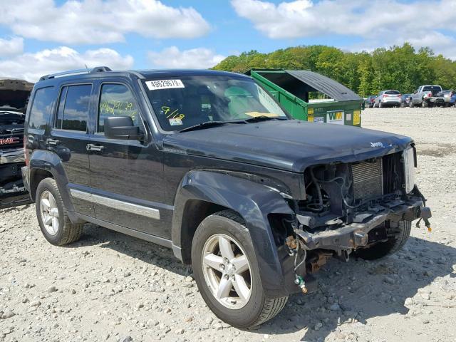 1J8GN58K68W146262 - 2008 JEEP LIBERTY LI BLACK photo 1