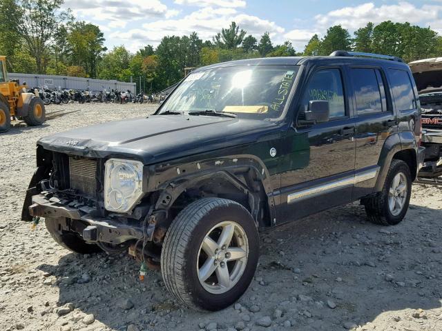 1J8GN58K68W146262 - 2008 JEEP LIBERTY LI BLACK photo 2