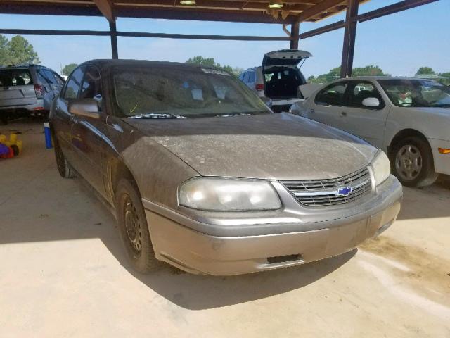 2G1WF52E939407185 - 2003 CHEVROLET IMPALA BROWN photo 1