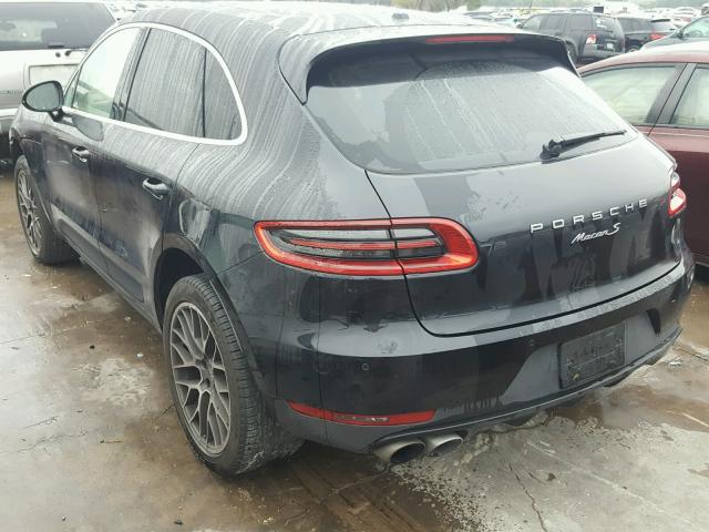 WP1AB2A57GLB53678 - 2016 PORSCHE MACAN S BLACK photo 3