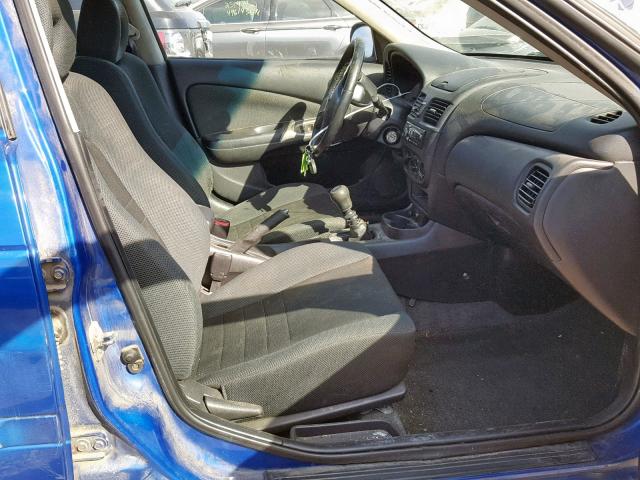 3N1AB51D15L563407 - 2005 NISSAN SENTRA SE- BLUE photo 5