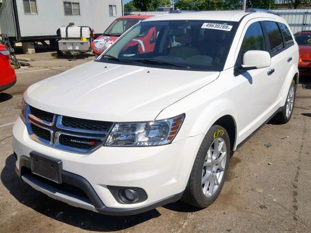 3C4PDCDG1ET290836 - 2014 DODGE JOURNEY LI WHITE photo 2