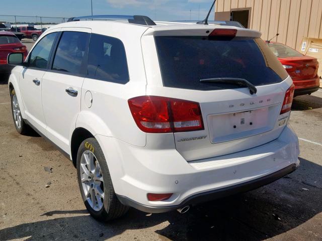 3C4PDCDG1ET290836 - 2014 DODGE JOURNEY LI WHITE photo 3